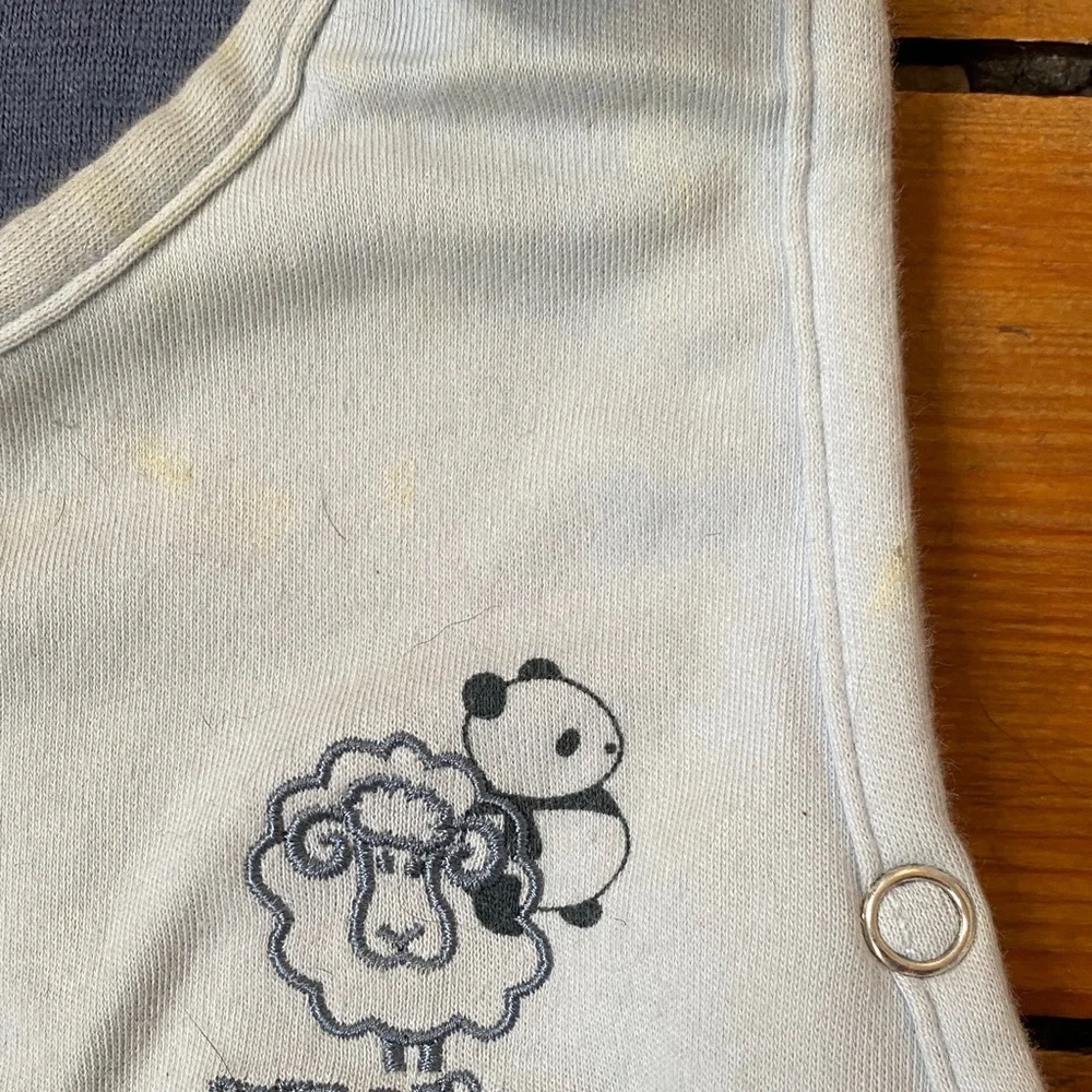 Woolino 4 Season Ultimate Baby Sleep Bag, Lt Blue Pandas, 12-24 months - Picture 3 of 4